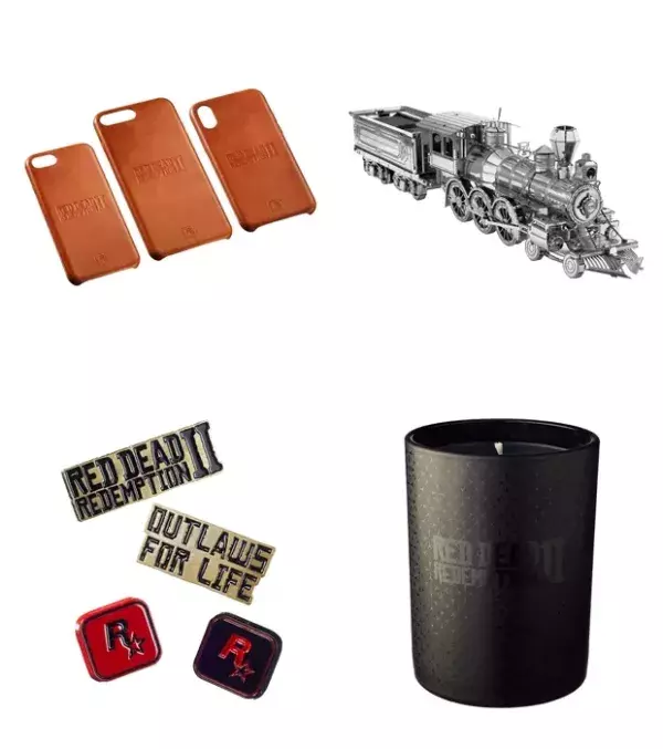 RDR 2 Goodies : cases pour téléphones, puzzle 3D, stickers et bougie