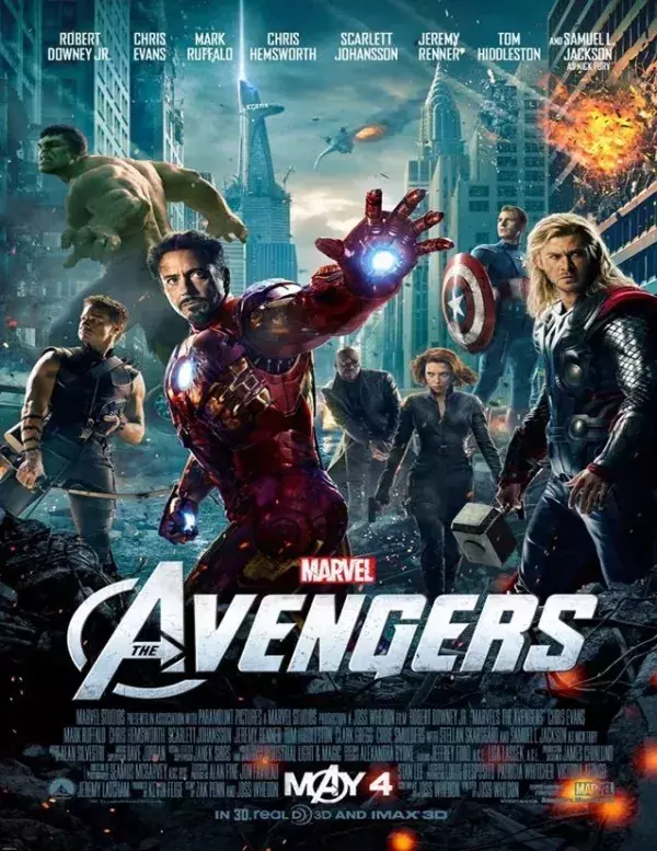 5ème place : Avengers (2012)