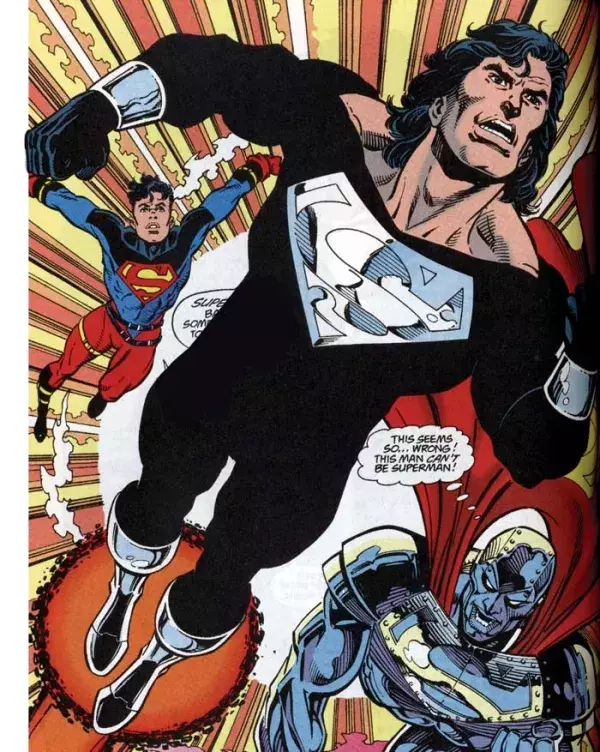 7ème : le costume du Retour de Superman
