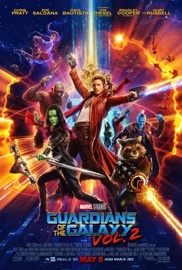 7ème place : Les Gardiens de la Galaxie Vol. 2 (2017)