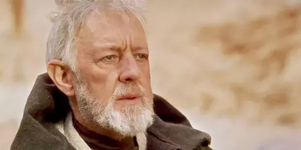 Alec Guiness dans Star Wars. 