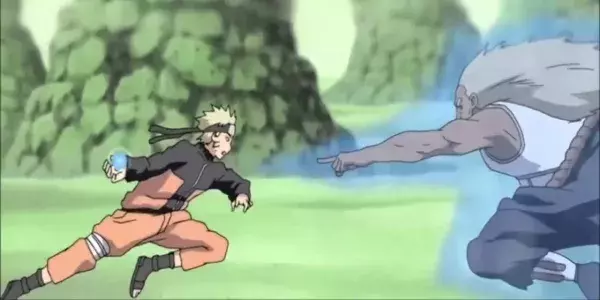 Naruto contre le Troisième Raikage