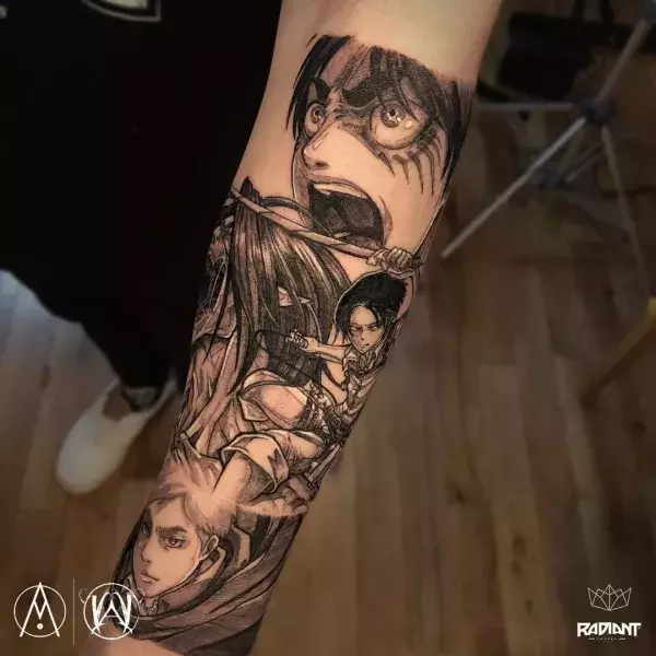 Un merveilleux art work à graver sur son bras.