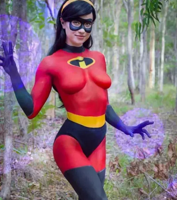 Cosplay Violet Parr des Indestructibles