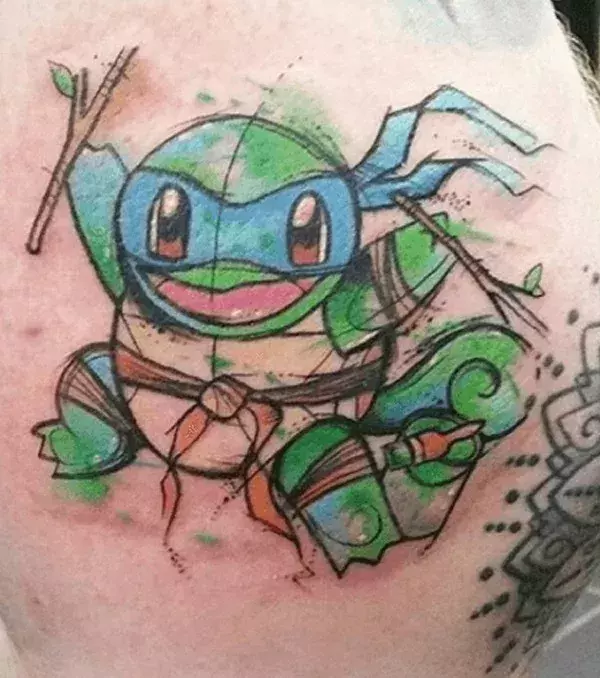Carapuce façon Tortue Ninja