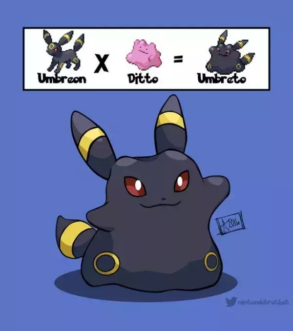 Fusion de Pokémon : Noctali x Metamorph