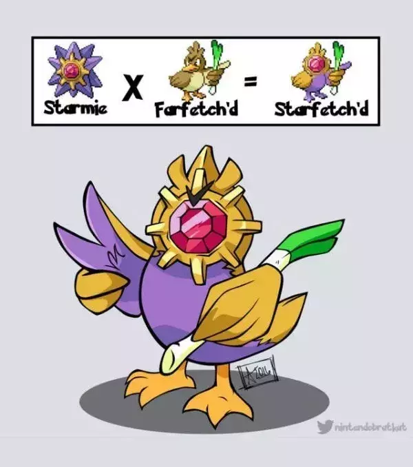 Fusion de Pokémon : Staross x Canarticho