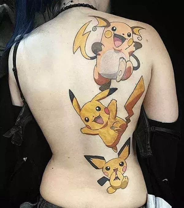 Les évolutions de Pikachu, de Pichu à Raichu