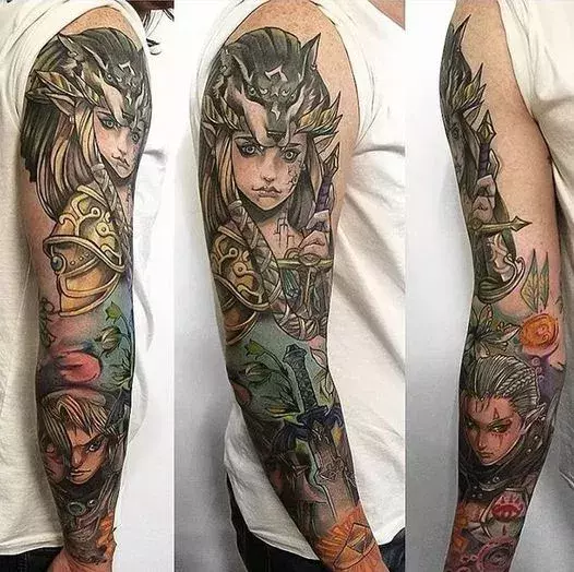Probablement l'un des plus beaux tatouages de Zelda !
