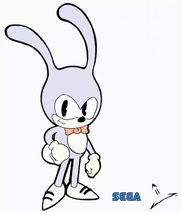 Sonic aurait pu être... un lapin !