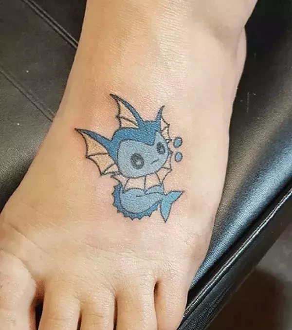 Un petit Aquali tout mignon sur le pied (ça a dû faire mal)