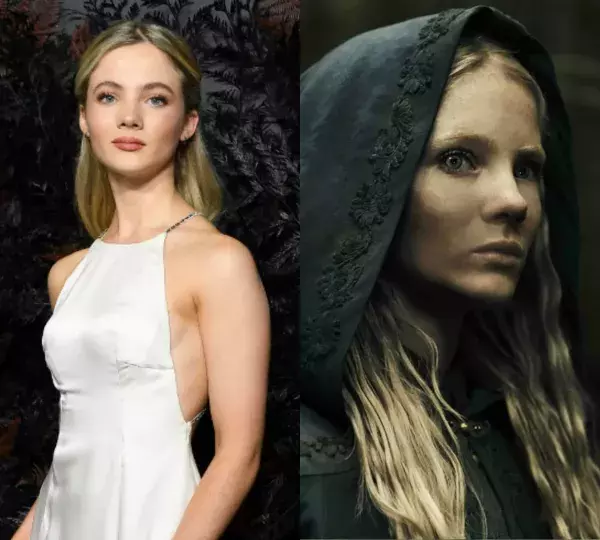 Freya Allan dans le rôle de Ciri (Cirilla Fiona Elen Riannon)