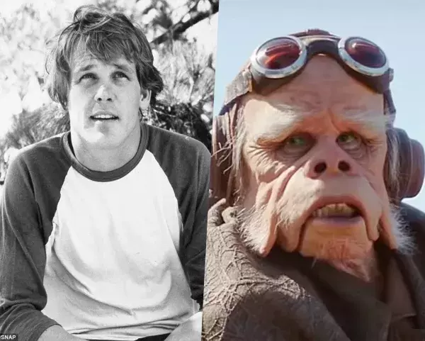 Nick Nolte dans The Mandalorian avant/après