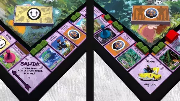Studio Ghibli : Monopoly. Différentes cases du pltaeau
